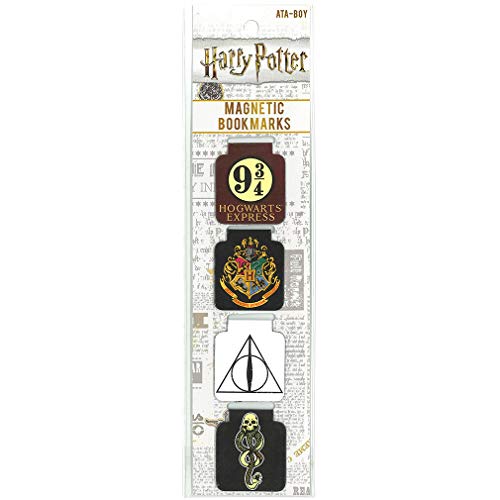 Ata-Boy Harry Potter Assortment #1 Set of 4 1" Magnetic Page-Top Bookmarks - Image 2