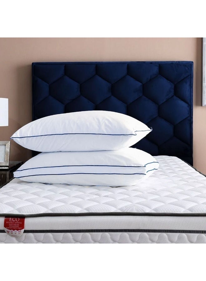 DANUBE HOME Slumber Down Alternative Pillow â€“ 50 X 75+5Cm | Cotton Pillow | Extra Soft Comfortable Sleeping Pillows For Bedroom - Image 2