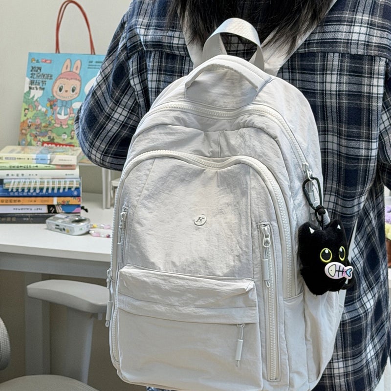 Simple Student Backpack, Large Capacity - Image 1