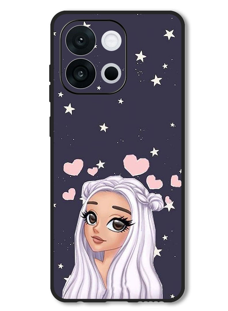 Theodor Case Compatible with OnePlus 13T 6.32 Inch Protection Shockproof Bumper Cover Love Star Background - Image 1