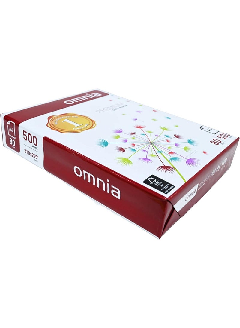 أمنية ورق نسخ أومنيا – 80 جم – 500 ورقة - Image 2