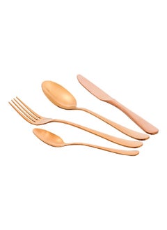 Amefa 24-Piece Vintage PVD Coated Stainless Steel Cutlery Set Copper 1133X1B3X1C40  - Image 1