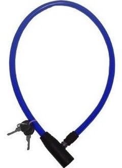 Automix Motorcycle and Bicycle Lock Blue 65 cm 