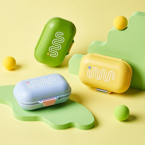 Creative Flip-Top Soap Box with Drain 8819 soap box pack - random color