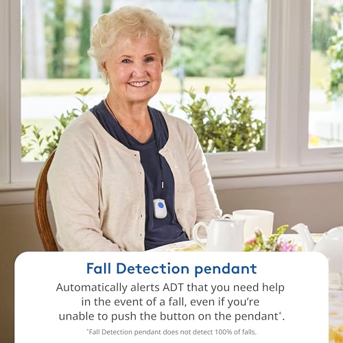 ADT Medical Alert Plus - in-Home Medical Alert System for Seniors - Cellular 4G Coverage, 600ft Pendant Range, Home Temperature Monitoring, 24/7 U.S. Based Monitoring (Fall Detection Pendant) - Image 5