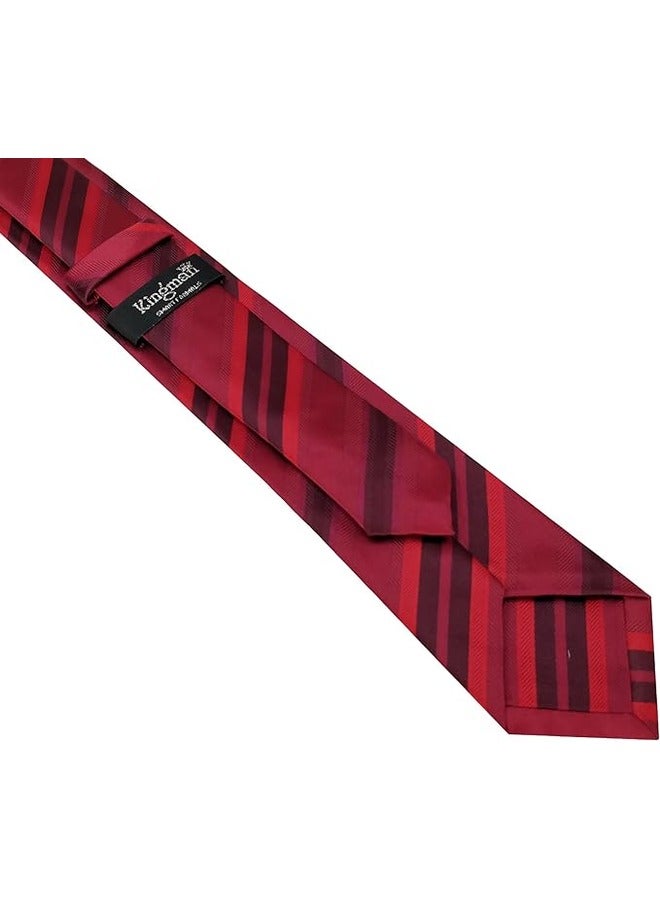 Kingman ربطة عنق رسمية للرجال - ربطة عنق رجالية - ربطات عنق للقميص والبدلة - طراز عصري - Image 4