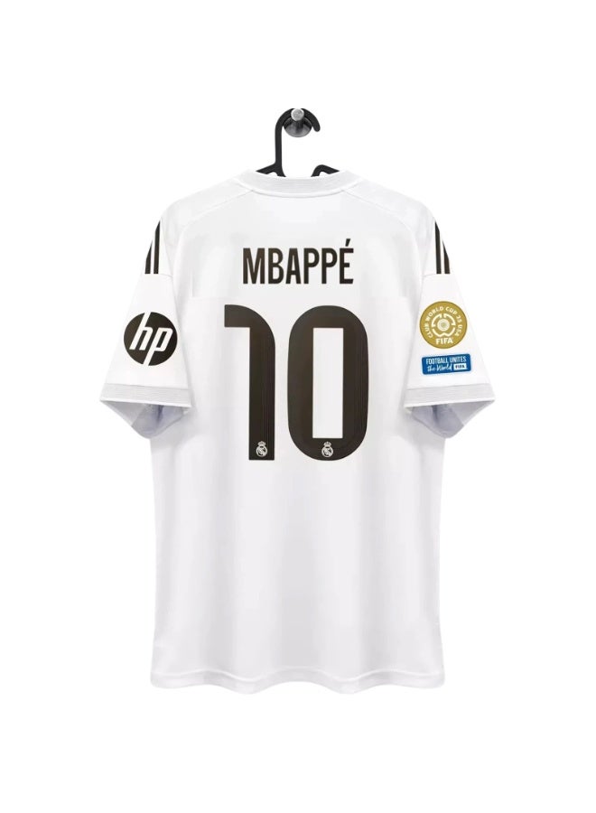 Real Madrid 2025-2026 Real Madrid short-sleeved football jersey #10 MBAPPE football jersey A gift for fans and friends - Image 1