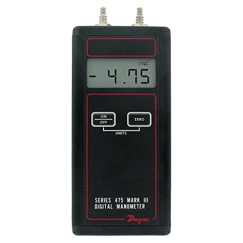 Dwyer® Handheld Digital Manometer, 475-3-FM, 0-200" w.c. (49.82 kPa) - Image 5