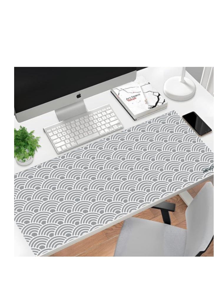 ARNOTEC - Large Size Laptop PC Gaming Mouse Pad ( 40x90cm)Anti-Skid Mousepad Large Keyboard Mouse Pad Desk Mat with Stitched Edges - Image 1