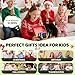 IROO Mini Karaoke Machine for Kids 2026 TOP Toys Birthday Valentines Day Gifts Ideas for Girls Ages 4 5 6 7 8 9 10 12 Years Old Portable MP3 Player with 2 Wireless Mics for Family Home Party - Image 4
