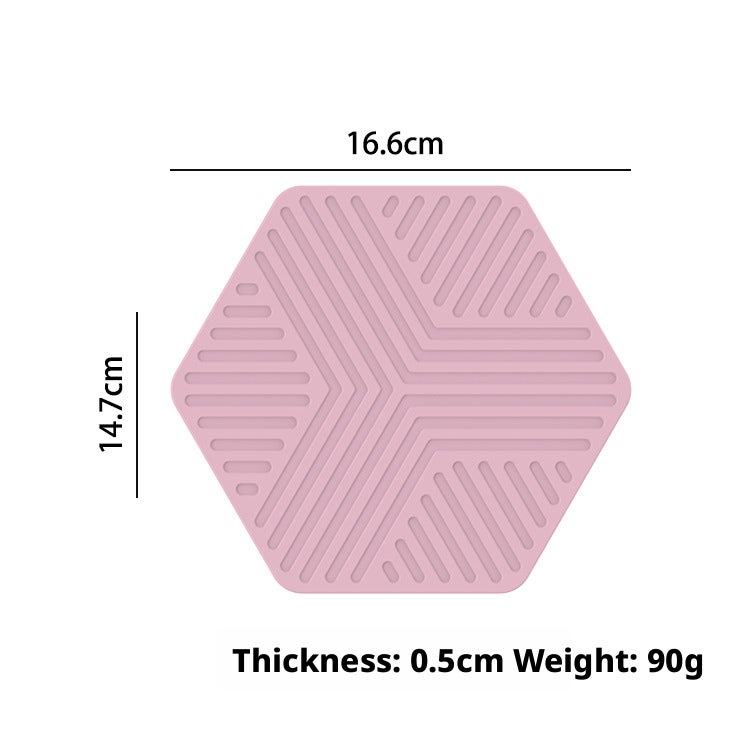 Silicone Heat-Resistant Coaster, Non-Slip, Drainable - Image 4