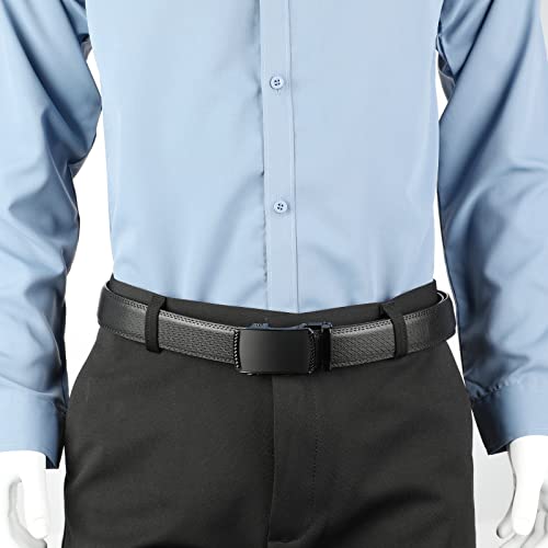 Lavemi Men's Real Leather Ratchet Dress Casual Belt, Cut to Exact Fit,Elegant Gift Box(55-0191 52") - Image 4