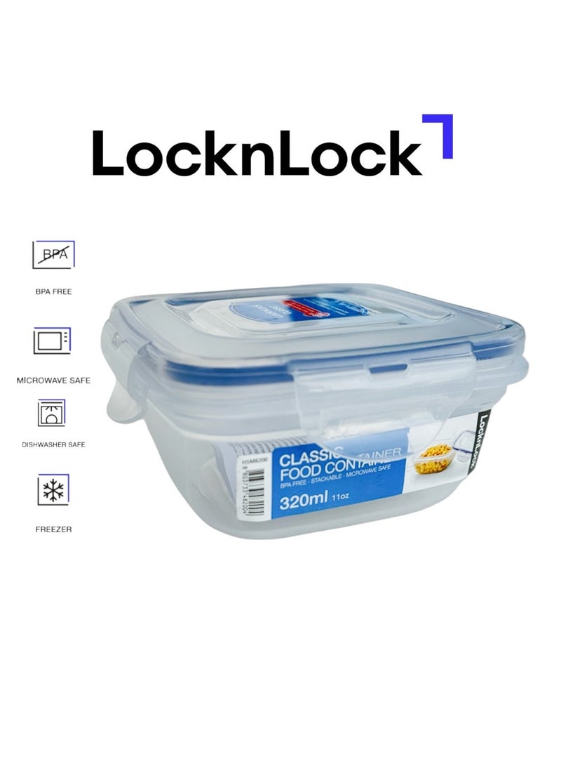 LOCK & LOCK LocknLock Zen Style Food Container – 320 ml BPA-Free Plastic Storage Solution for Safe and Stylish Food Organization - Image 1