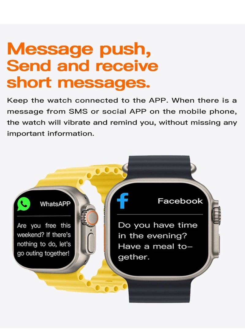 AROAQ - T900 Ultra Wireless Charging Smart Watch - Image 1