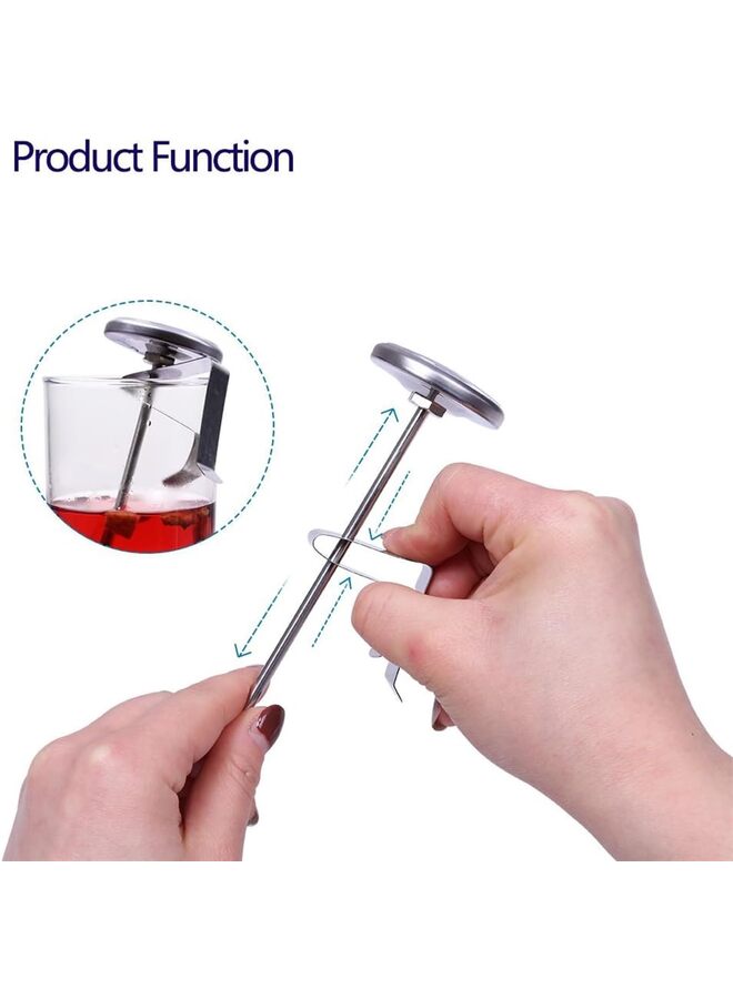 LAMAY Instand Read 2-Inch Dial Thermometer,Best for The Coffee Drinks,Chocolate Milk Foam - Image 4