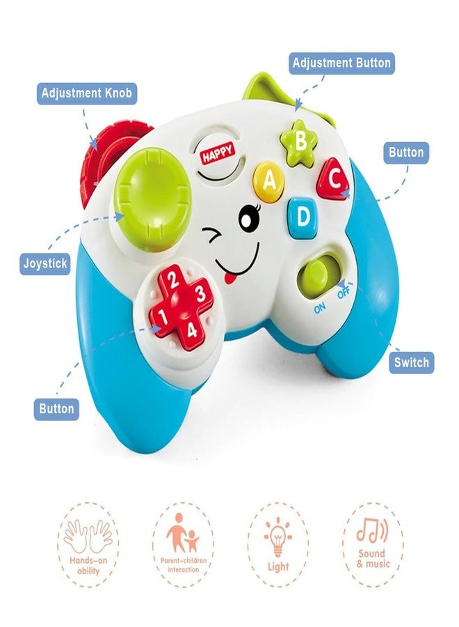 Wembley Interactive Learning Game Controller Toy | Music & Lights, Early Educational Baby & Toddler Activity Toy for Boys & Girls, Ages 6 Months & Up | Fun Pretend Play Video Game for Preschool Kids - Image 2