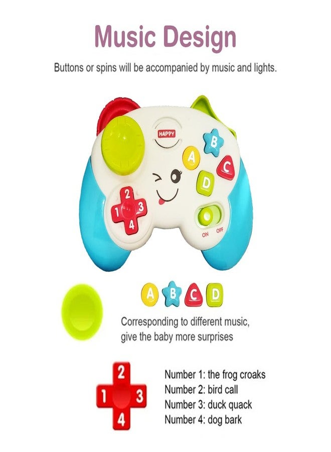 Wembley Interactive Learning Game Controller Toy | Music & Lights, Early Educational Baby & Toddler Activity Toy for Boys & Girls, Ages 6 Months & Up | Fun Pretend Play Video Game for Preschool Kids - Image 5