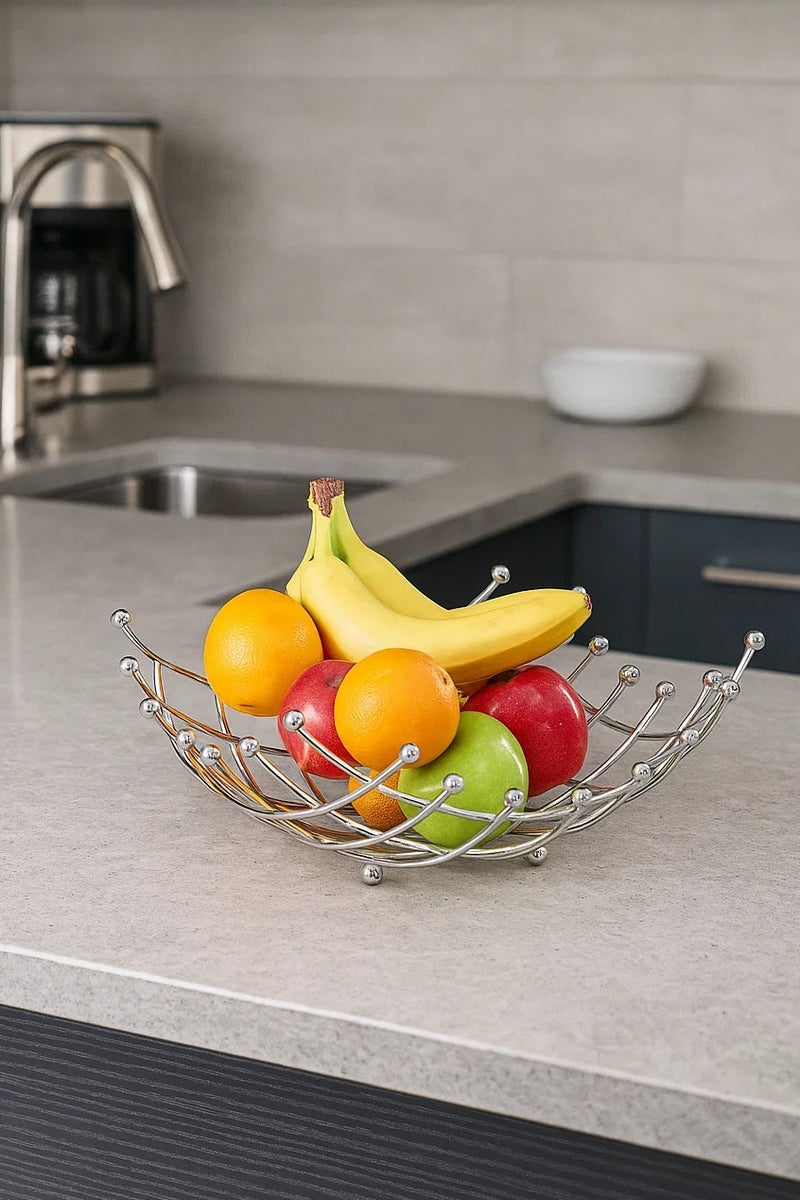 لوفت سلة فواكه,L30XP30XH14CMS,فضي,حديد-125020 - Image 1