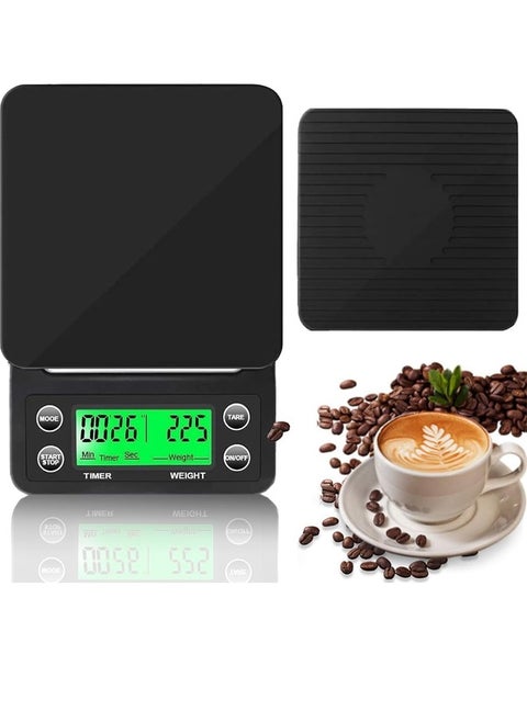 LCD Display Coffee Drip Scale - 5kg/0.1g