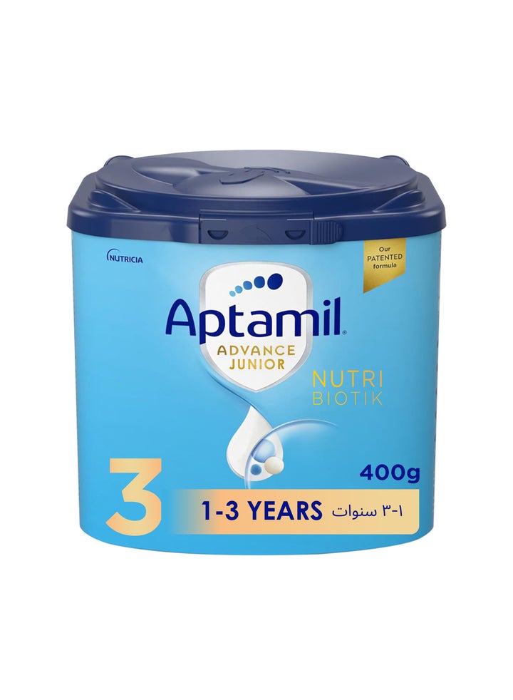 Advance Junior 3 Milk Formula Palm Oil Free 1-3 Years 400g