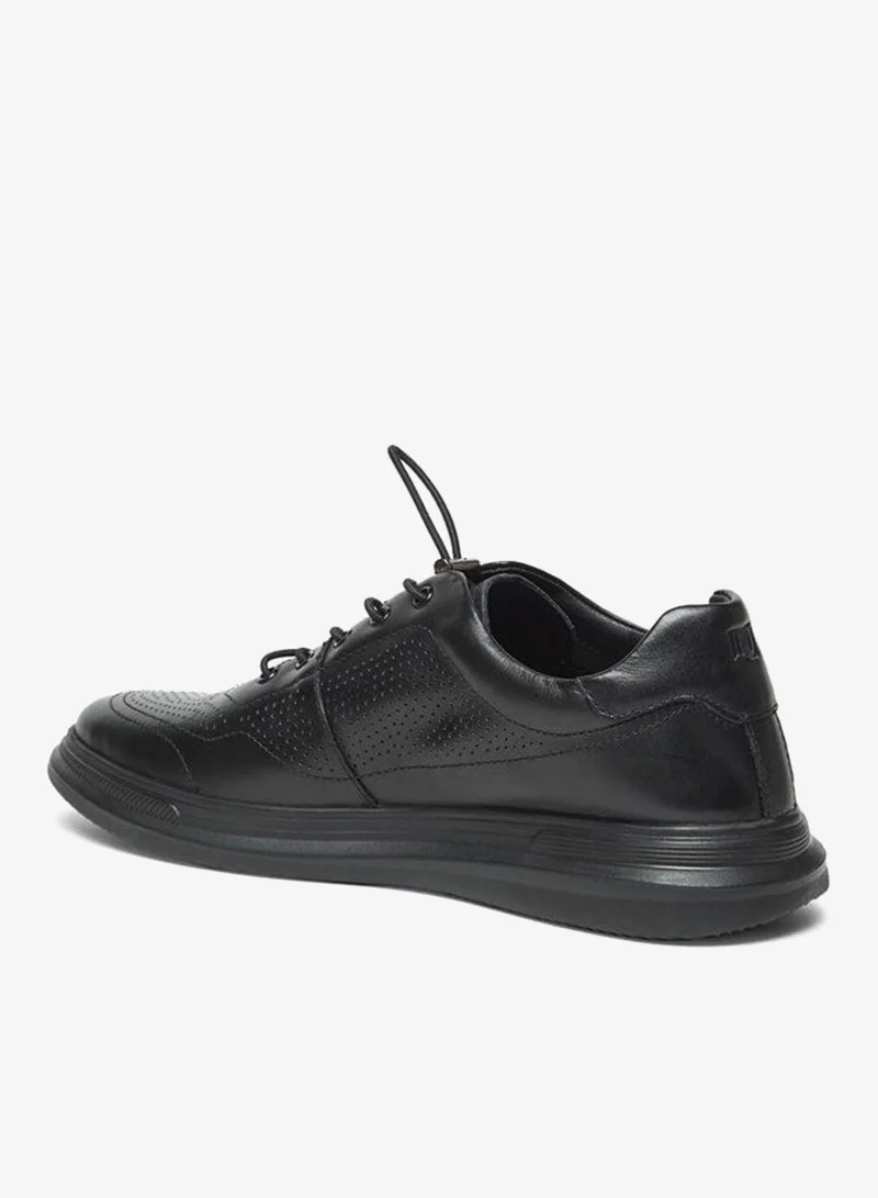 DUCHINI Men's Lace-Up Low Ankle Sneakers