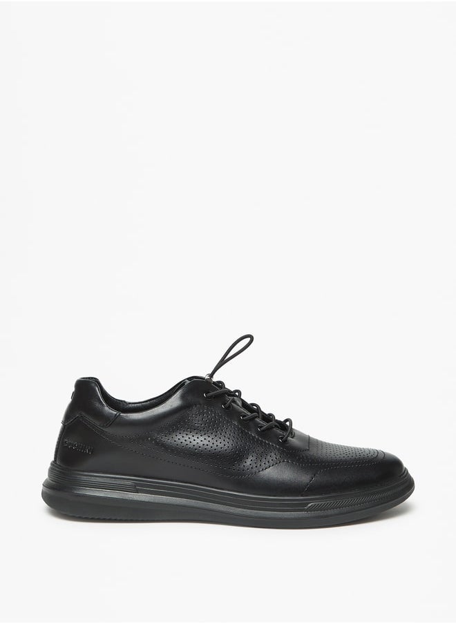 DUCHINI Men's Lace-Up Low Ankle Sneakers  - Image 3