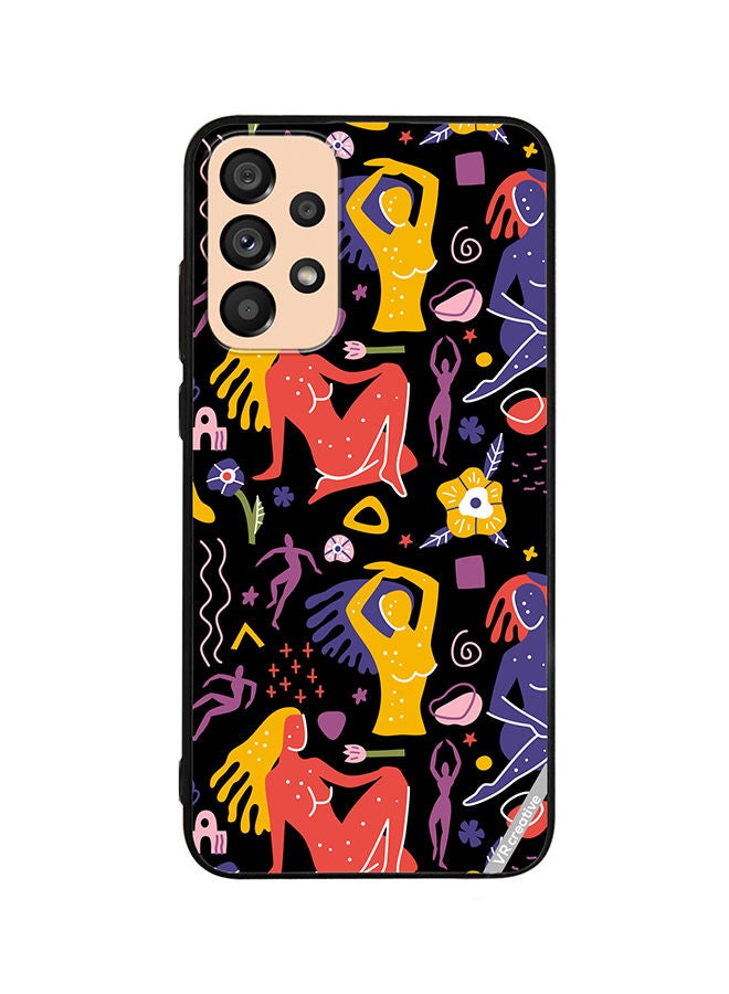 VR CREATIVE Protective Case Cover For Samsung Galaxy A53 5G Of Flat Matisse Style Design Multicolour - Image 1