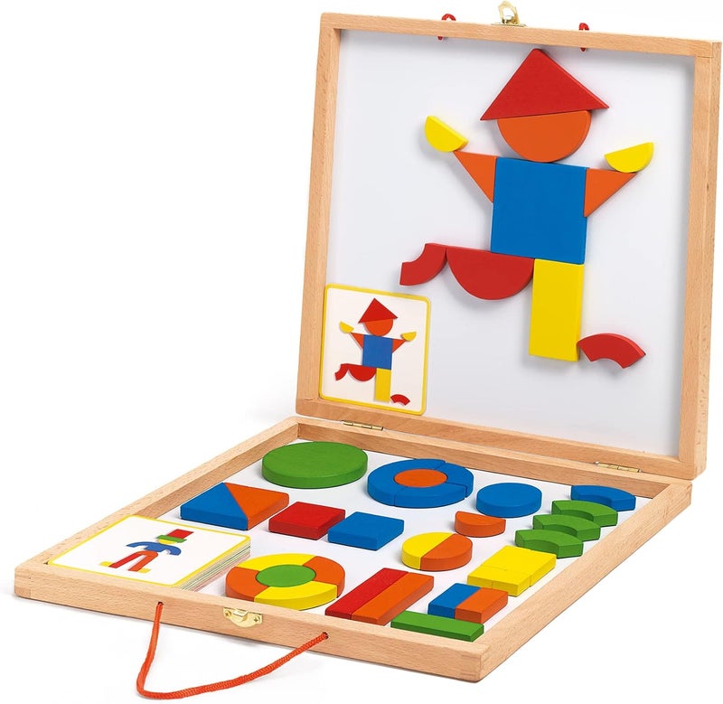 DJECO Wooden Magnetic -Geoform - Image 1