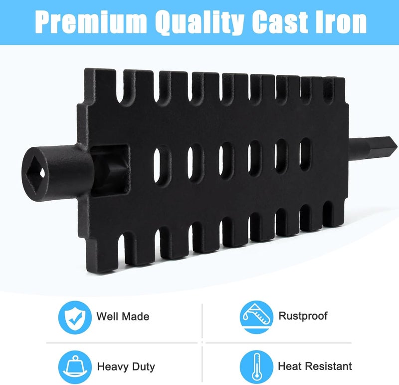 Adviace 40257 Shaker Grate for US Stove & USSC Hot Blast 1500, 1557M, Ashley 22AF and Vogelzang Norseman 1500, 2500 Wood Coal Furnaces. - Image 4