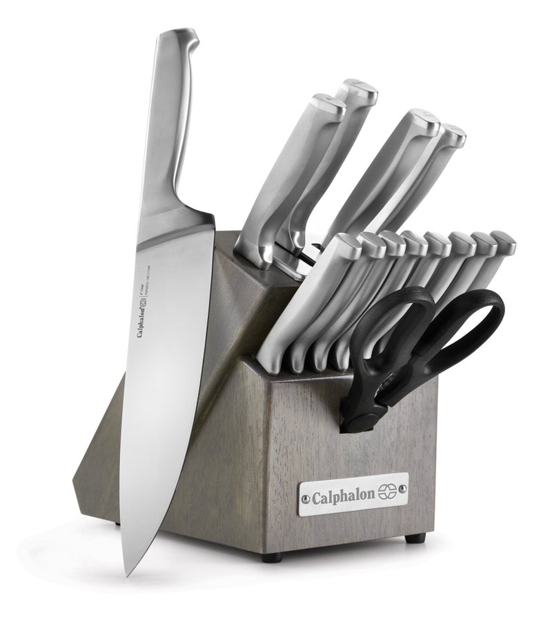 Calphalon Classic SelfSharpening Stainless Steel Cutlery Knife Block Set 15 Piece