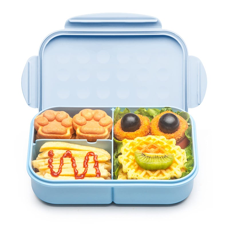 MISS BIG® Bento Box,Bento Box for Kids,Lunch Box Kids,Ideal Leakproof Kids Lunch Box,Lunch Containers No BPAs and Chemical Dyes,M/W,D/W & Fridge Safe(1150ml Blue) - Image 1