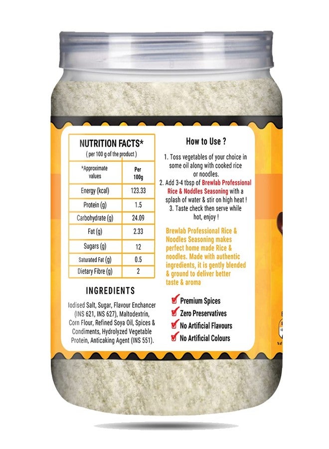 Brew Lab Professional Rice & Noodles Seasoning | Perfect Spices for Chinese Dishes (250 g) - Image 2