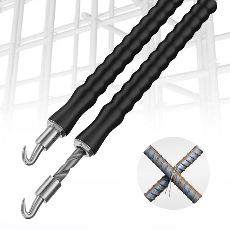 VENIVA Semi Automatic Rebar Wire Twister ToolsFast Hook Metal Wire Ties Wire Pulling Tools Concrete Metal Wire Twisting Fencing Tool 32cm long - Image 4
