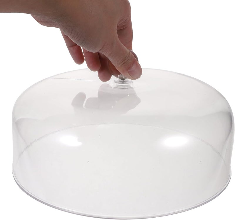 Acrylic Large Cake Dome Cover 9-inch Food Dustproof Cloche Lid for Household Pastry Display and Table Dessert Serving - Image 4