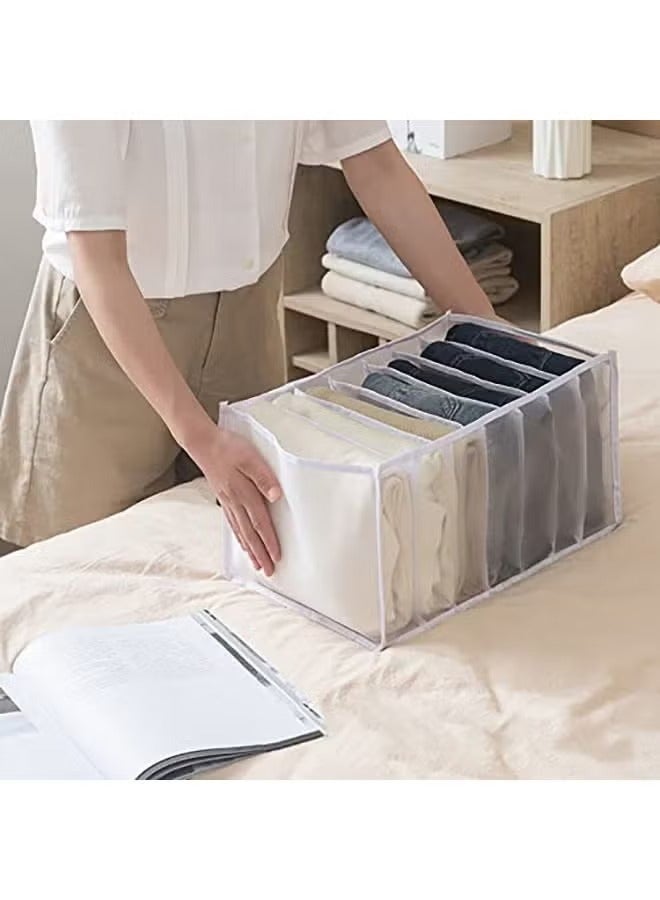 4pcs 5 grid washable clothes organizer - Image 2