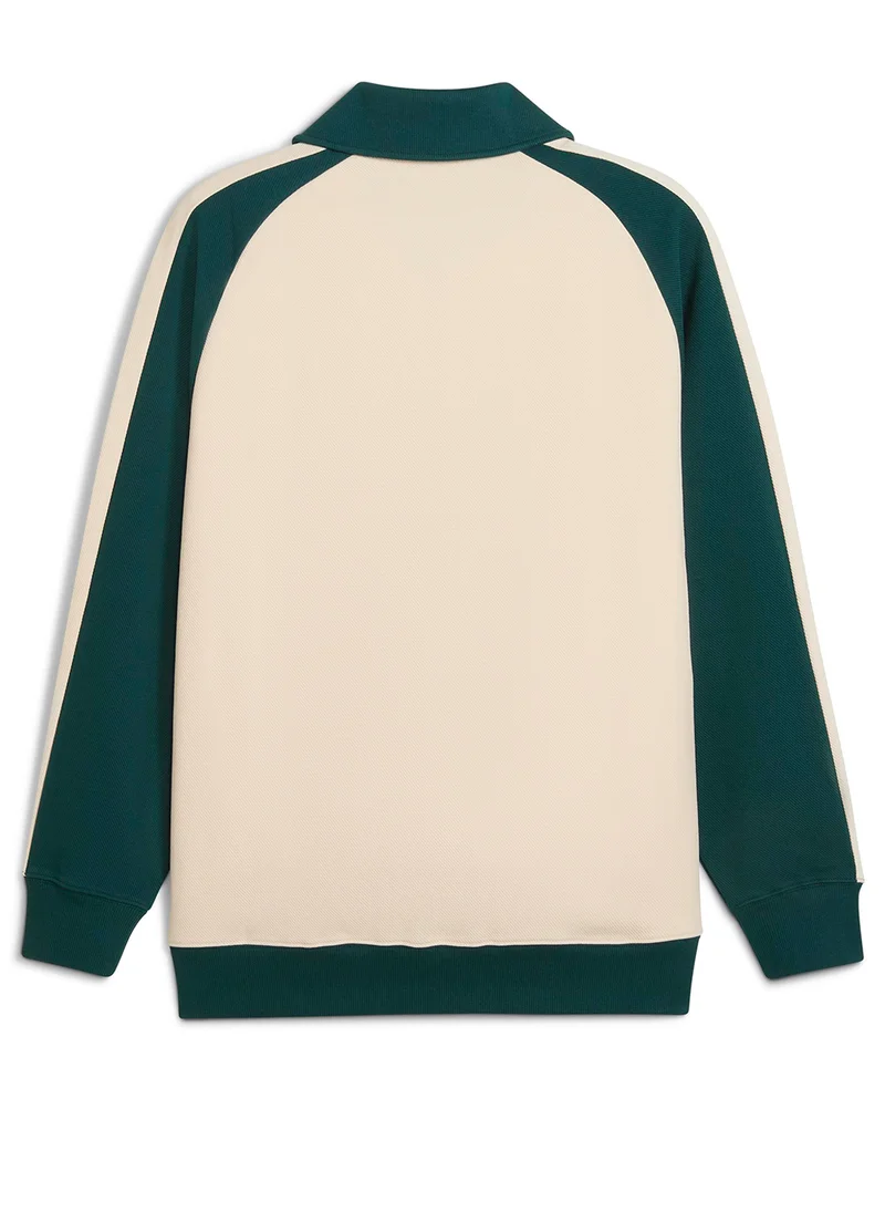 PUMA T7 Relaxed Wing Collar Jacquard Track Jacket