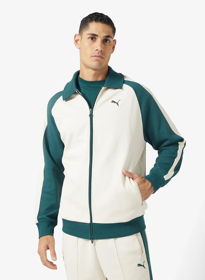 بوما جاكيت رياضي بياقة مجنحة مريحة وجاكار