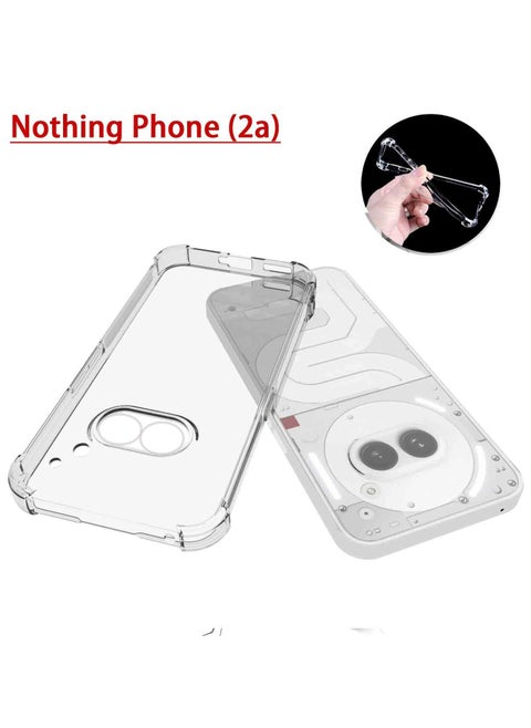 Phone Case For Nothing Phone 2a Crystal Clear Ultra Slim Anti Scratch Shockproof Protective TPU Back Cover