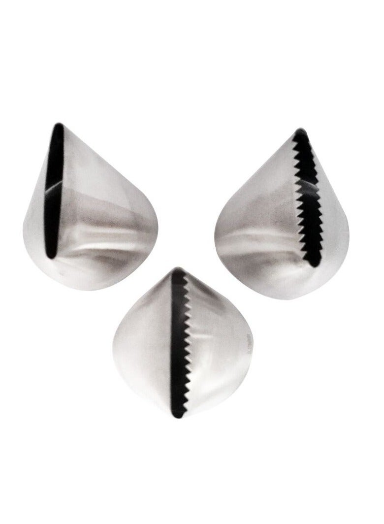 3 قطعة كبيرة جدا الفولاذ المقاوم للصدأ فوهة ، فوهة الأنابيب المجمدة ، كعكة كريم أدوات الديكور ، تلميح المعجنات ، Fondant الخبز التبعي ، L200 L200A L200B - Image 3