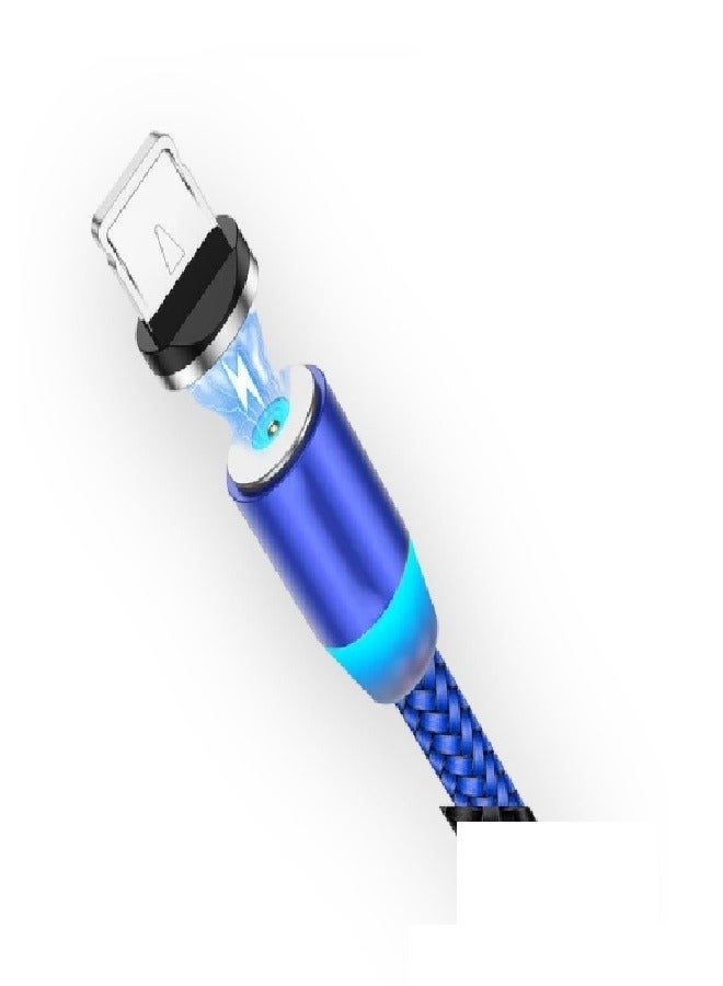 LED magnetic mobile charger cable with magnetic plug and fast charger - - Image 1