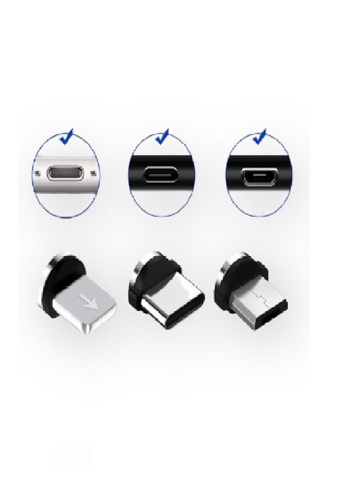 LED magnetic mobile charger cable with magnetic plug and fast charger - - Image 4