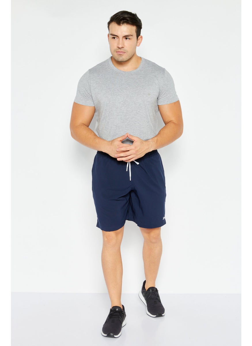 Reebok Men Sportswear Fit Training Short, Navy  - Image 4