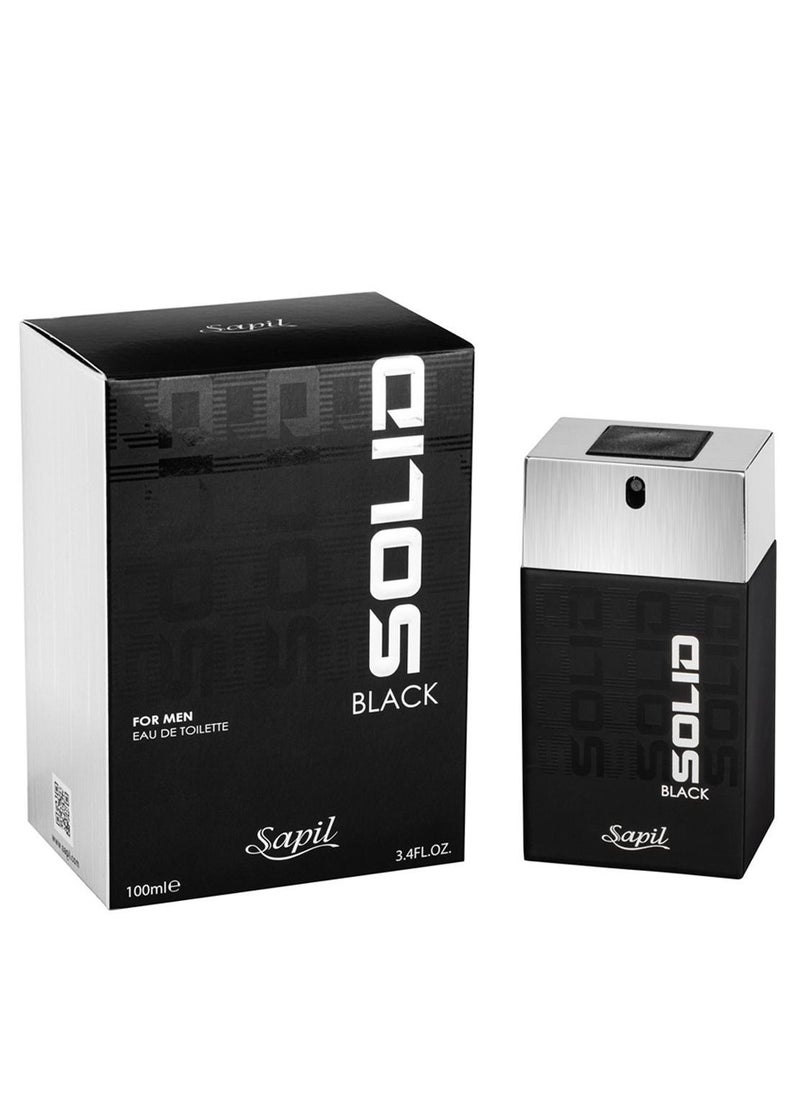 sapil Solid Black 100ml EDT  - Image 2