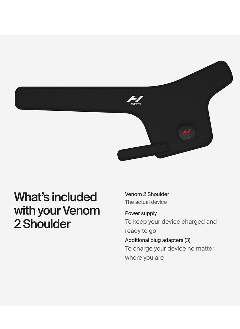 HYPERICE - Hyperice Venom 2 Right Shoulder - Advanced Heat + Vibration Wrap (Right Shoulder) - Image 1
