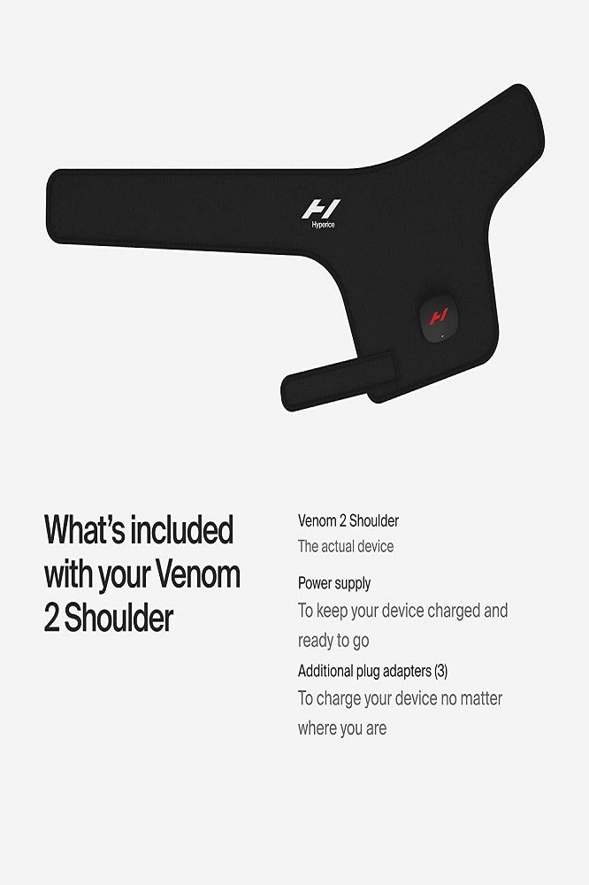 HYPERICE Venom 2 Right Shoulder - Advanced Heat + Vibration Wrap (Right Shoulder)  - Image 5