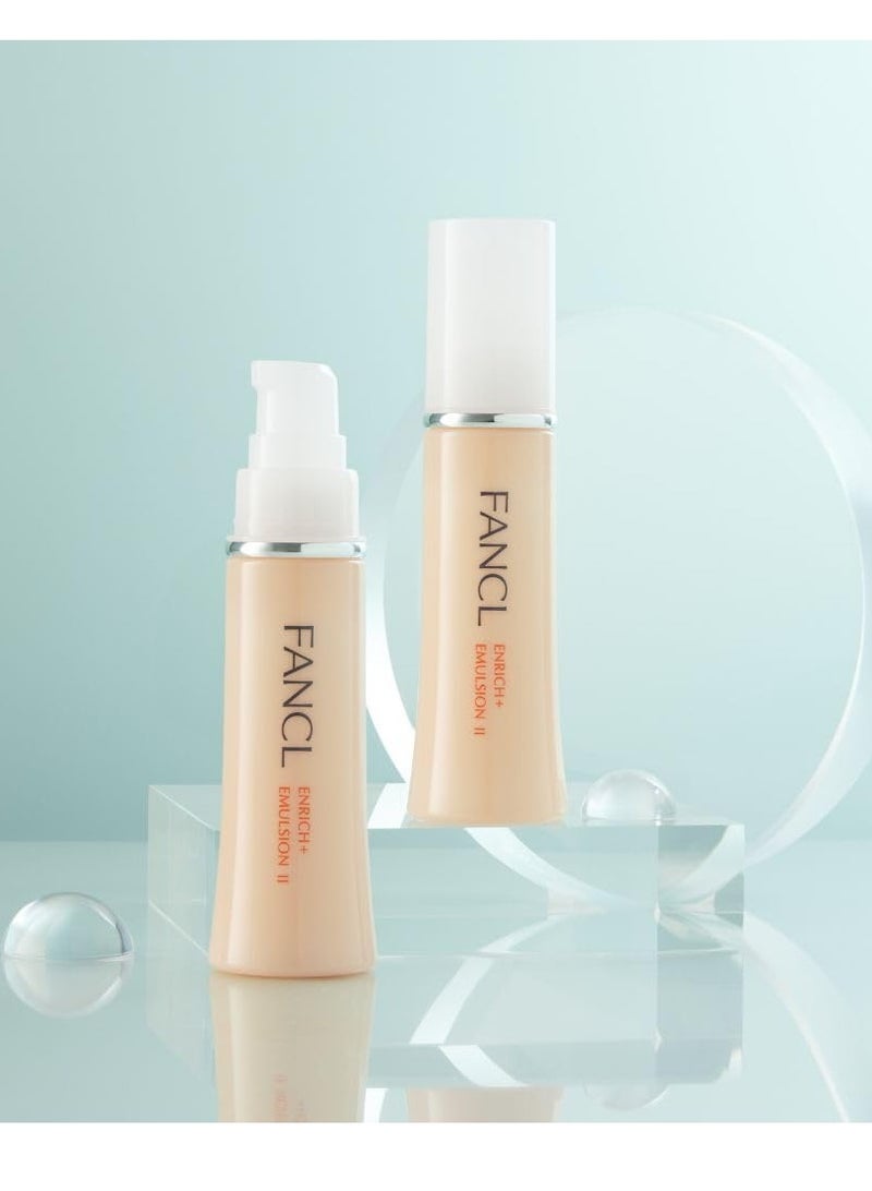 Fancl FANCL Enrich+ Emulsion II - 100% Preservative-Free, Facial Lotion with Niacinamide, Hydration, Anti-Aging, Firming & Elasticity Solutions for All Skin Types  - Image 2
