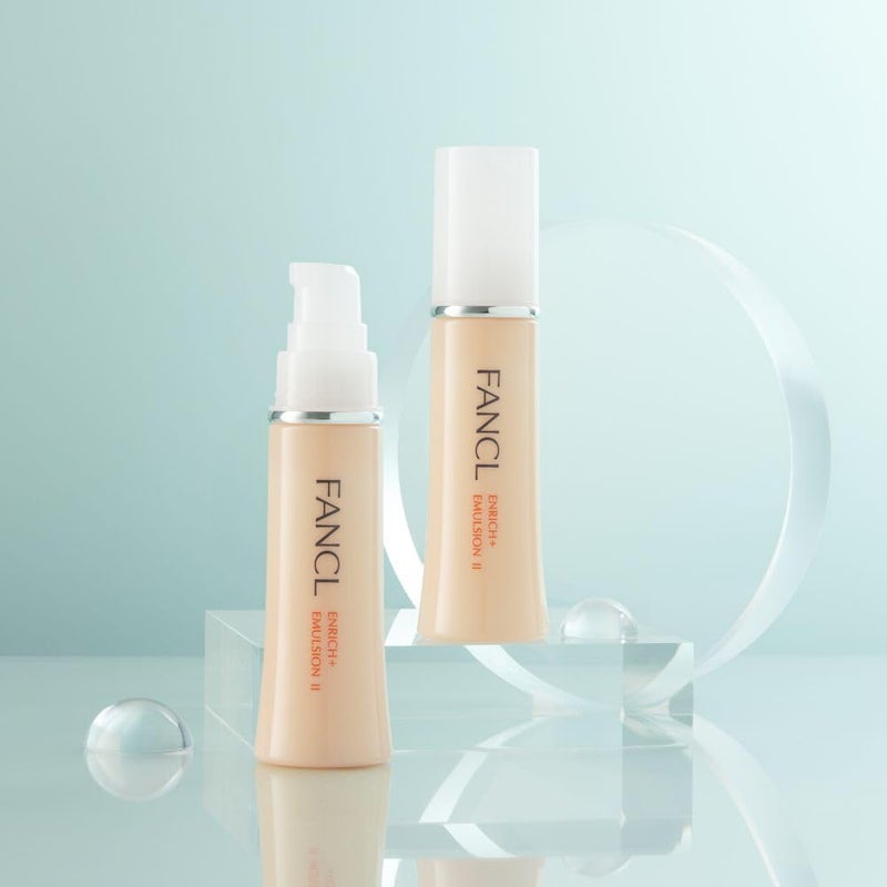 FANCL Enrich+ Emulsion II â€“ Japanese Anti-Aging Moisturizer with Niacinamide, Preservative-Free Hydrating Milk for Firmness & Elasticity - Image 1