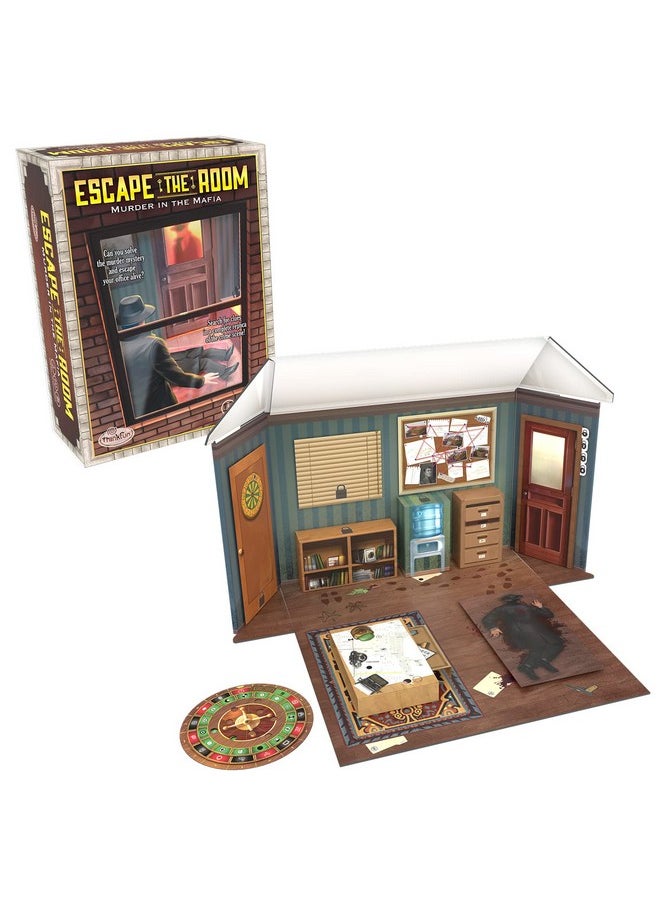 thinkfun ThinkFun Escape The Room: Murder in The Mafia - Engaging Brain Teaser Game | for Age 13 and Up | Ideal for Teens and Adults | Perfect Addition to Game Nights  - Image 1
