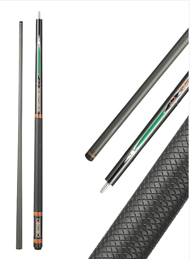 GAMESUN Carbon Fiber Pool Cue Stick,58" Pool Table Sticks, 12.5mm Tip Soft Grip Billiard Carbon Fiber cue, Weight 20OZ Cue Stick - Image 1