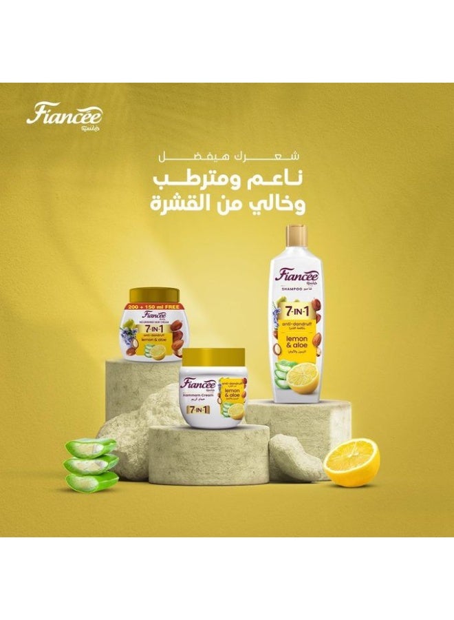 FIANCEE Shampoo 7 IN 1 With Lemon & Aloe vera Anti-Dandruff - 340ML - Image 5